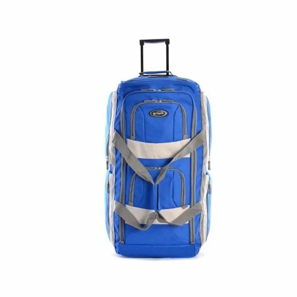 Olympia Royal Blue 8 Pocket Rolling Duffle Bag B1134 - Image 2 of 3