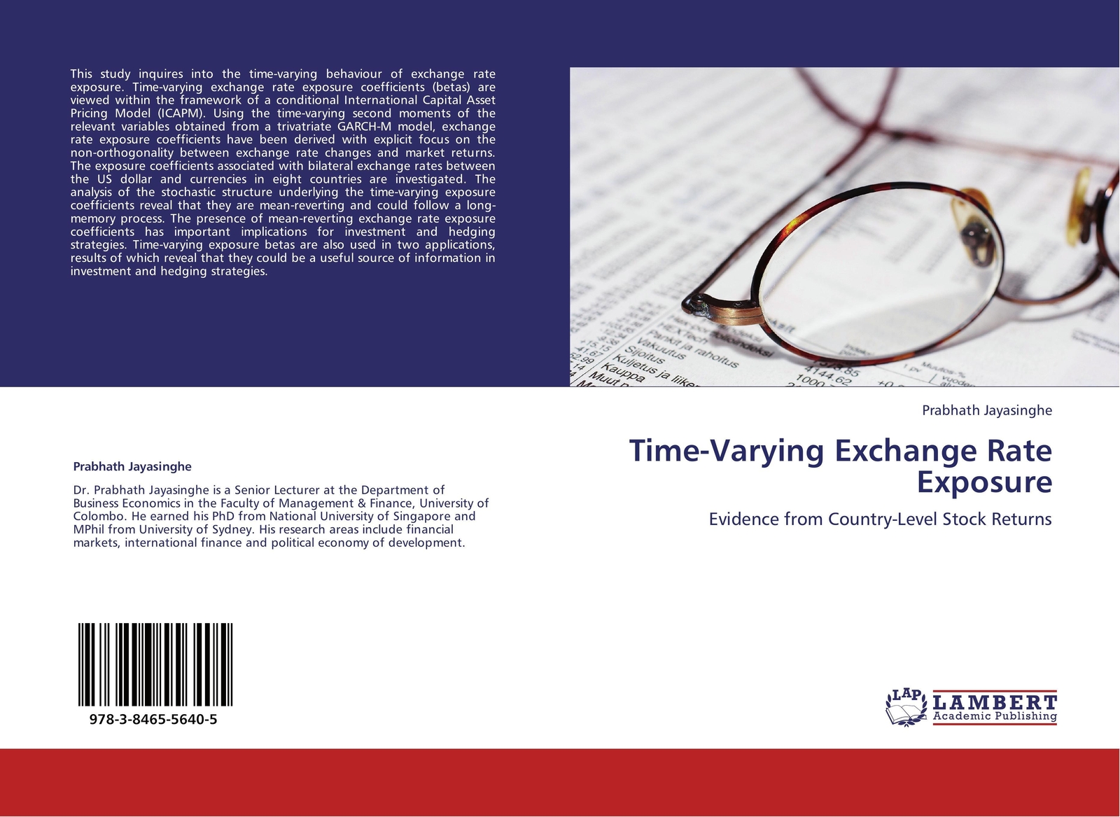 Thumbnail - Prabhath Jayasinghe | Time-varying Exchange Rate Exposure |
