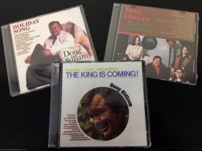 Doug Oldham's King Is Coming + 2 Christmas CD's, new, digitally remastered CD! 
