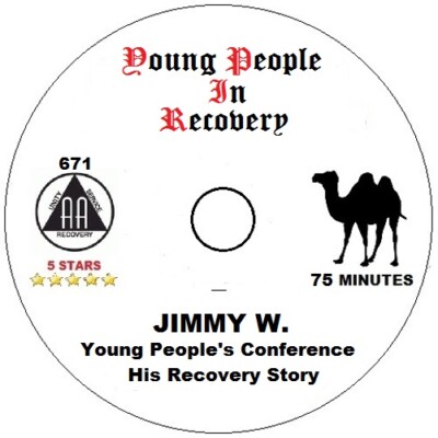 Alcoholics Anonymous AA Speaker CD - Jimmy W. Young Peoples Roundup