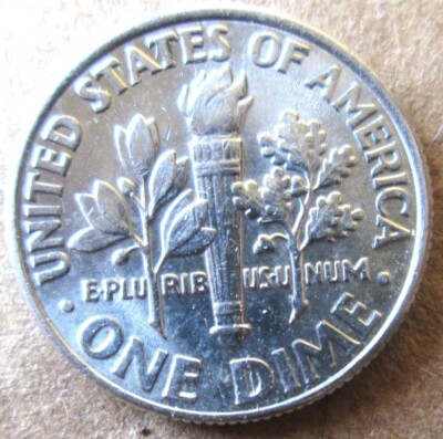 2007-P ROSSEVELT DIME, REVERSE DIE CRACK ERROR RIM THRU 