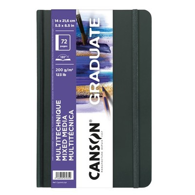 Canson Graduate Series Mixed Media Book 5.5X8.5-36 Sheets