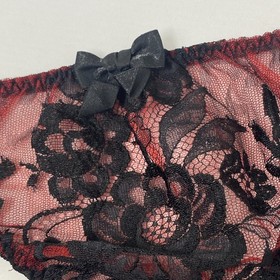 Agent Provocateur Ameliah Red Black Brief AP4 Large New
