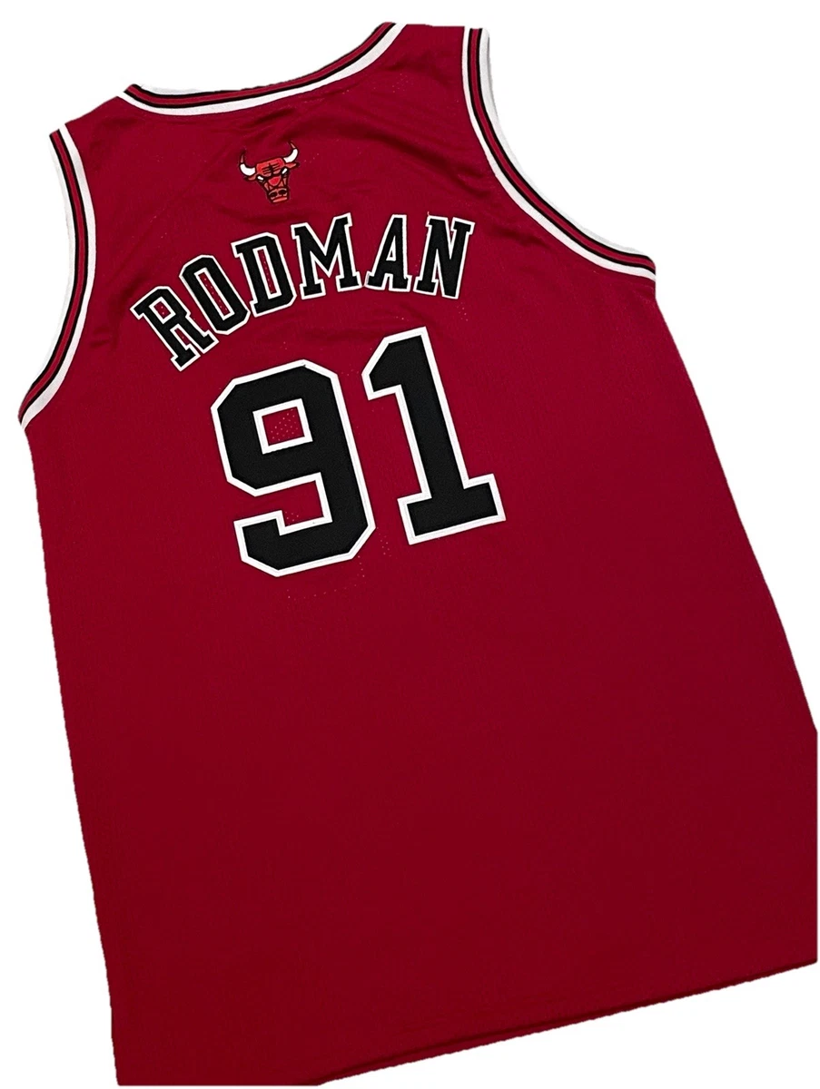 レア！Nike Rodman Dennis ProCutユニフォーム 48 Size Jersey NBA Nike Authentic Bulls Chicago Rodman Dennis 90's Bulls ウェア
