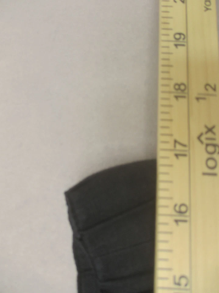 Nuevo con etiquetas Pantalones Cortos Informales Caslon Talla M Para Mujer Negros 100% Lino Bolsillos con Cordón 730 Foto 4 de 4