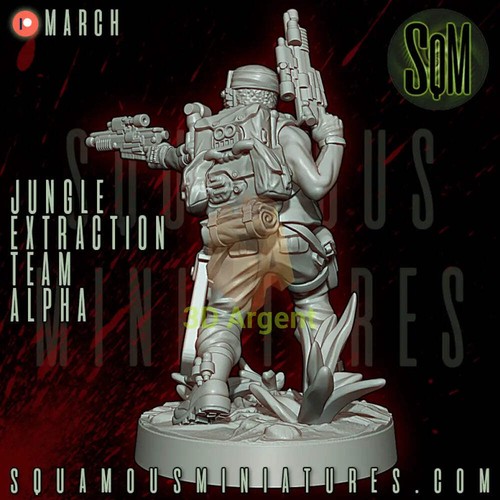 Jungle Extraction Team Alpha Predator Star Wars Legion compatible 3D Resin Minia - Picture 11 of 24