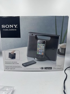 Sony Personal Audio Docking System 30-Pin iPod Dock  RDP-M7iP Tested