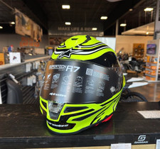 NEW Alpinestars S-R7 Zeal Yellow Flou XL Helmet