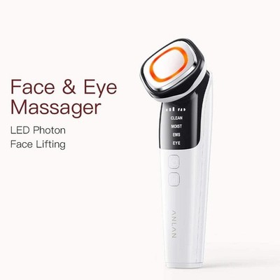 ANLAN EMS Facial Massager Face Lifting LED Photon Deep Cleaning Eye Skin Wrinkle