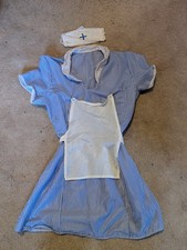 Lady's nurse dressing up costume outfit size