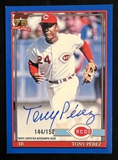 Tony Perez Cards, Rookie Card and Autographed Memorabilia Guide 4
