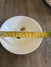 Vintage French Saxon Pine Cone Small Bowl Set Of 4  USA