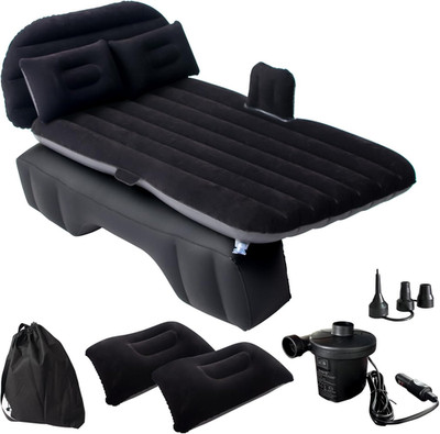 Car Air Mattress Back Seat Car Camping Bed, SUV Inflatable Bed with Pump and Pil