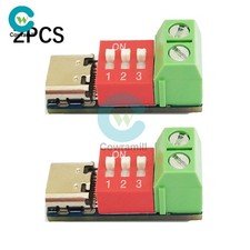 2x USB-C PD Trigger Board Modules PD/QC Decoy Board Fast Charge USB Type-C HOT