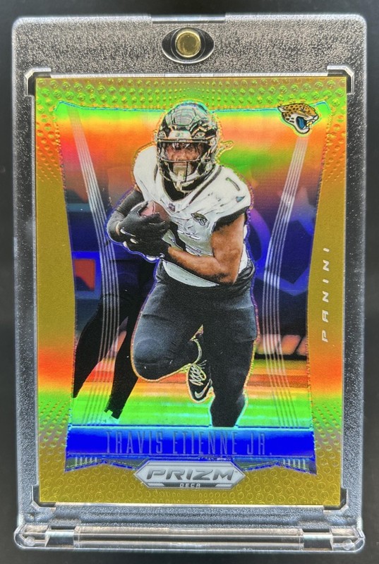 2024 Panini Prizm Deca Travis Etienne Jr. Gold #/10 Jaguars