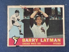 1960 Topps #41 Barry Latman Chicago White Sox POOR