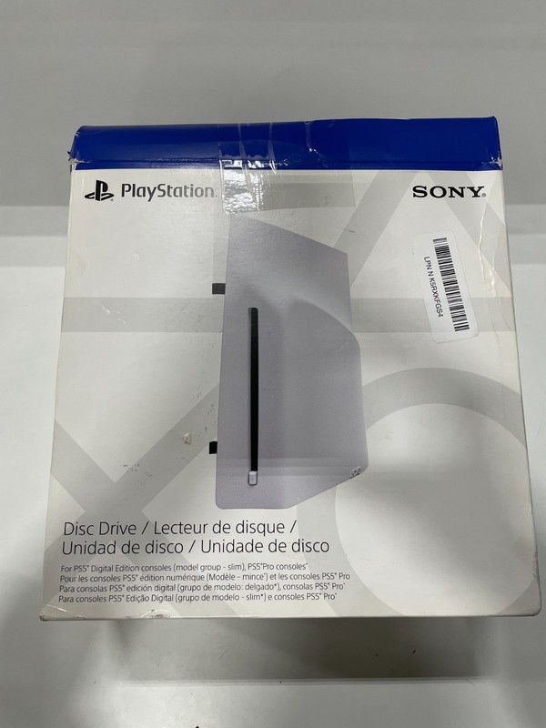 PlayStation Disc Drive for PS5 Digital Edition Slim Consoles Optical White
