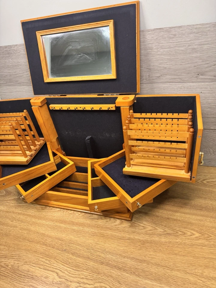 Estojo organizador de joias Lori Greiner Clever & Unique Creations Deluxe 15,5x12” - Imagem 2 de 4