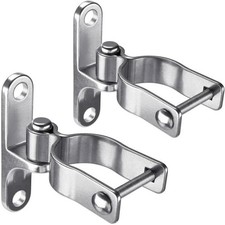 2Pack Wall Mount Gate Hinge  1-5/8'' Chain Link Farm Gate, 304 Stainless Steel
