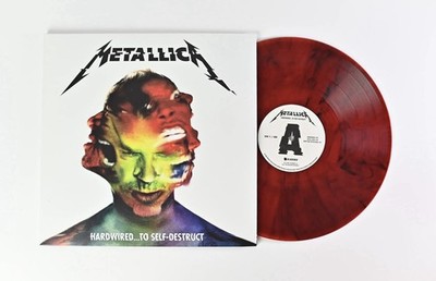 Metallica Hardwired...To Self-Destruct Red Translucent Marble Colored Vinyl 2LP