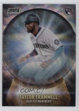 2021 Topps Stadium Club Chrome Crystal Ball Wave Refractor Taylor Trammell 6o3