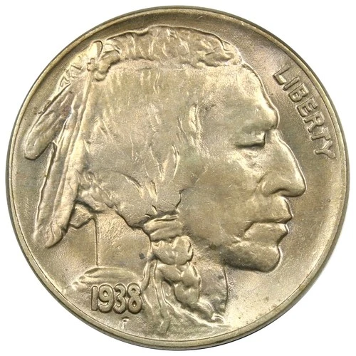 1938-D Buffalo Nickel BU+ Brilliantly Uncirculated Gem Quality A2487