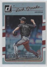 2017 Panini Donruss Stat Line Career 378/500 Zack Greinke #48 0x1