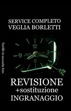 Veglia Borletti Lancia Fiat CLOCK SERVICE COMPLETO + cambio ingranaggio