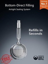 Travalo AQUA 5ml Refillable Perfume Atomizer Travel Bottle TSA Approved