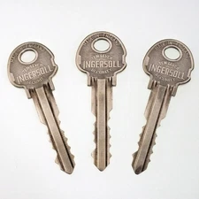 INGERSOLL Keys - Security Keys x Three - Vintage Key x 3 - ref.k337