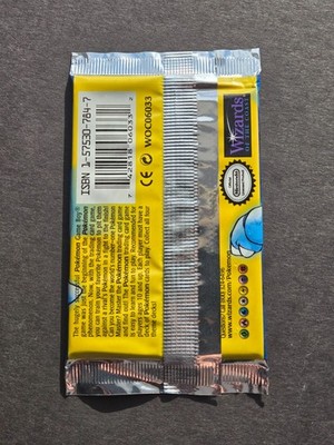 Pokemon 1ST EDITION BASE SET BOOSTER PACK - 20.7g - FACTORY SEALED