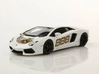 Looksmart LS384DR 1:43 Lamborghini Aventador LP700-4 Weiß Modellauto Resin OVP