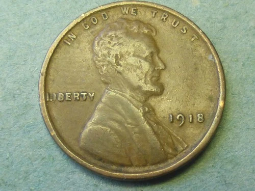 1918 LINCOLN CENT VF