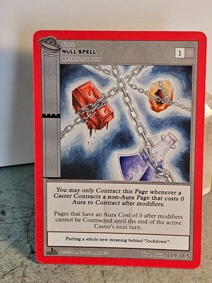 MetaZoo UFO 1st Edition NULL SPELL 119/165   Silver Rarity - MINTY & POWERFUL!