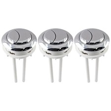 3Pcs Diameter Toilet Tank Button Dual Push Flushing Toilet Button with Thread...
