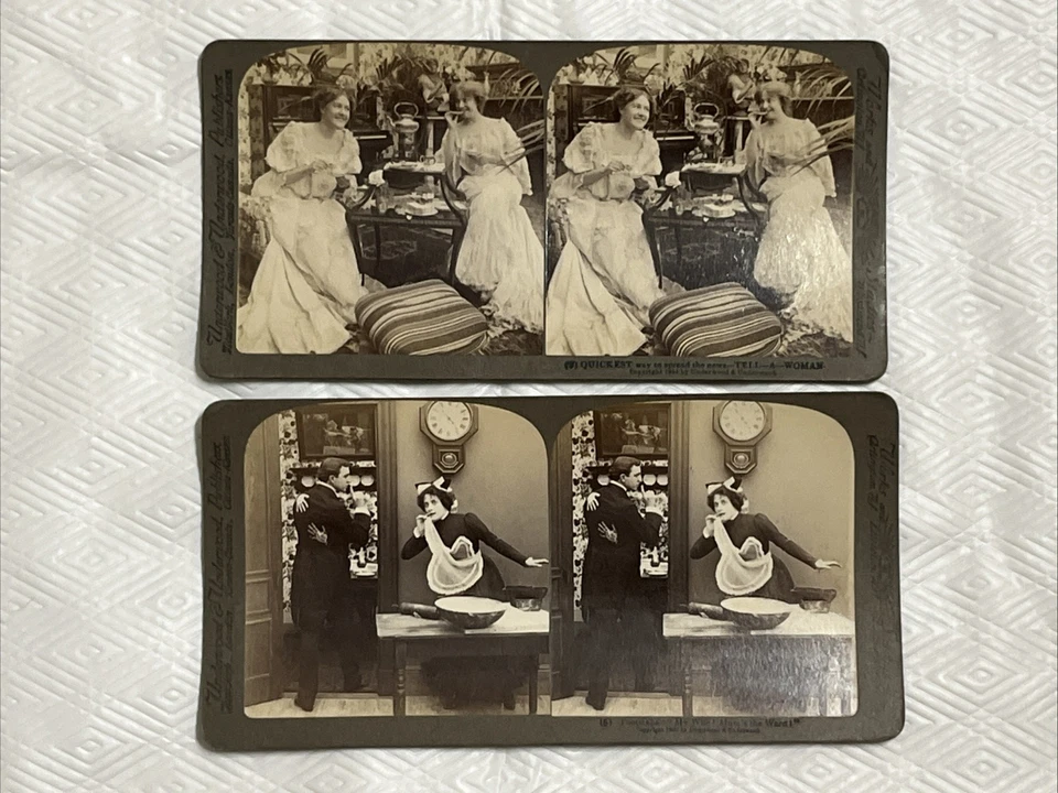 U&U Sun Sculpture Trade Mark Antique Stereo Viewer 1901 With 16 Cards - Image 4 of 4