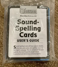 New McGraw-Hill Lenticular Sound Spelling Cards Small Grades K-6 Phonics Reading
