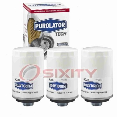 3 pc Purolator TECH TL35895 Engine Oil Filters for XG10600 X35895 WPH610 W yx