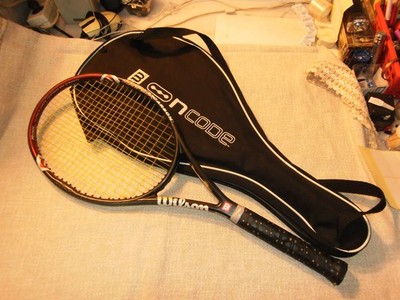 WILSON HYPER CARBON, 5.0, Pro STAFF, Nr. 3, 4-3/8, Tennisschläger, noch gut! (3)