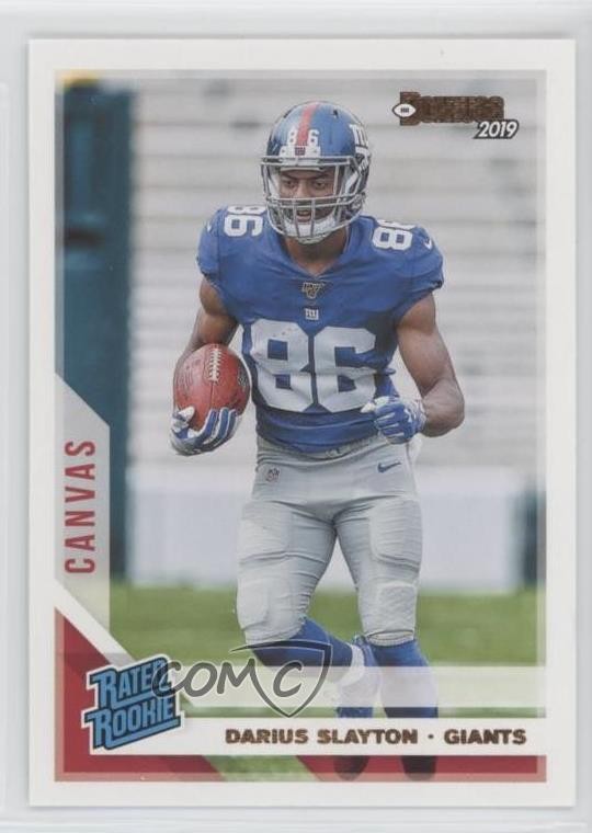 2019 Panini Donruss Rated Rookie Canvas Darius Slayton #338 12g7