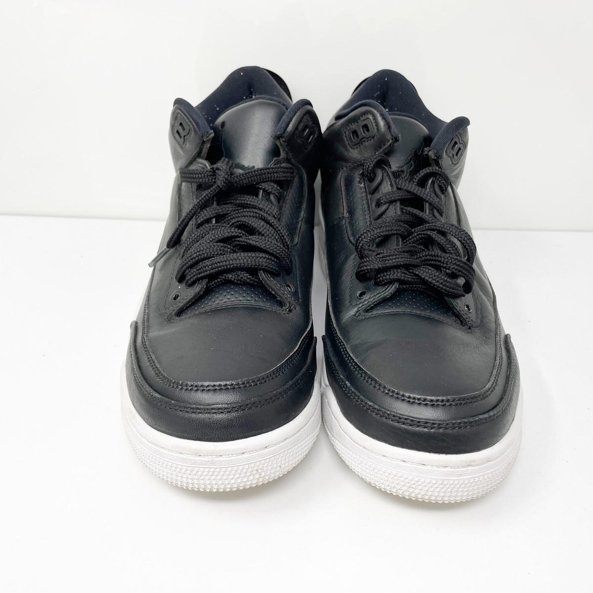 Nike Mens Air Jordan 3 136064-020 Black Basketball Shoes Nike Mens Air Jordan 3 136064-020 Black Basketball Shoes