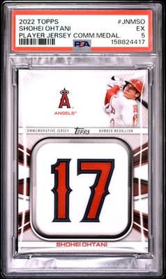 2022 Topps Series 1 - Jersey Number Medallion Commemorative Relics