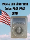 1994-S KENNEDY SILVER HALF DOLLAR 50C PCGS-PR69DCAM