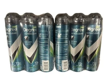 6-Pack Degree Ultraclear Black + White Men's 72Hr Dry Spray Deodorant  Driftwood