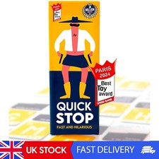 QUICKSTOP | Kartenspiel f&uuml;r Familie und Freunde | Schnell und urkomisch | 2-7 Spieler