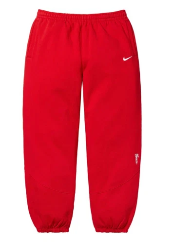 Pantalon de survêtement Supreme Nike rouge taille L SS25 NEUF SOUS BLISTER
