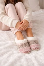 Via Rosa Women's Slippers Size 9 Indoor Comfort Soft Pink And Brown Tones