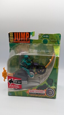 2006 Hasbro Idaten Jump Ripcord Racing Bikes Aero Scissors Teal Color Variant 
