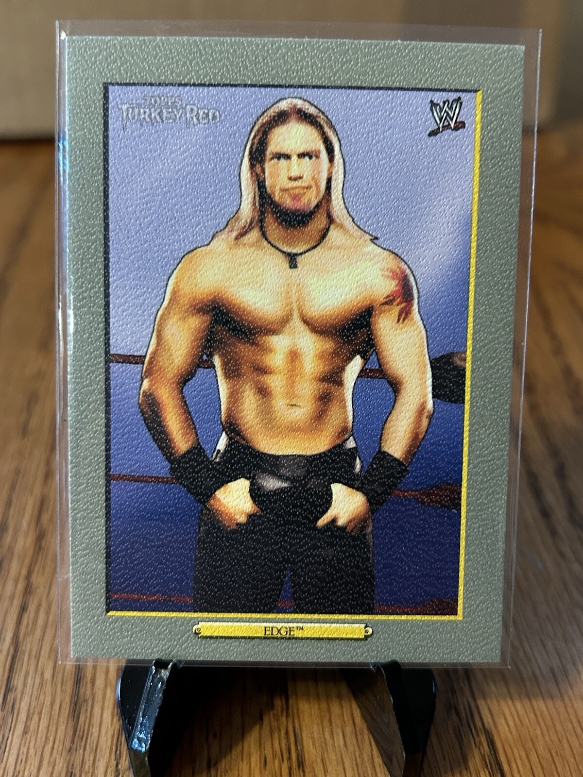 2006 Topps Heritage II WWE #TS8 Edge Turkey Red Superstars