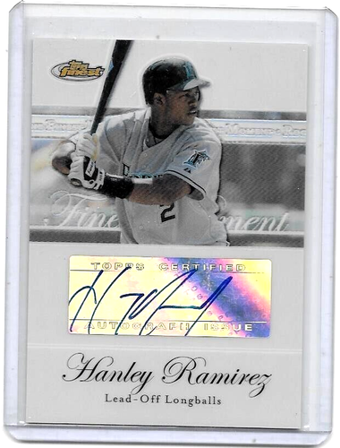 HANLEY RAMIREZ LOT OF (6) DIFFERENT CERTIFIED AUTHENTIC AUTOGRAPHED CARDS - Picture 5 of 5